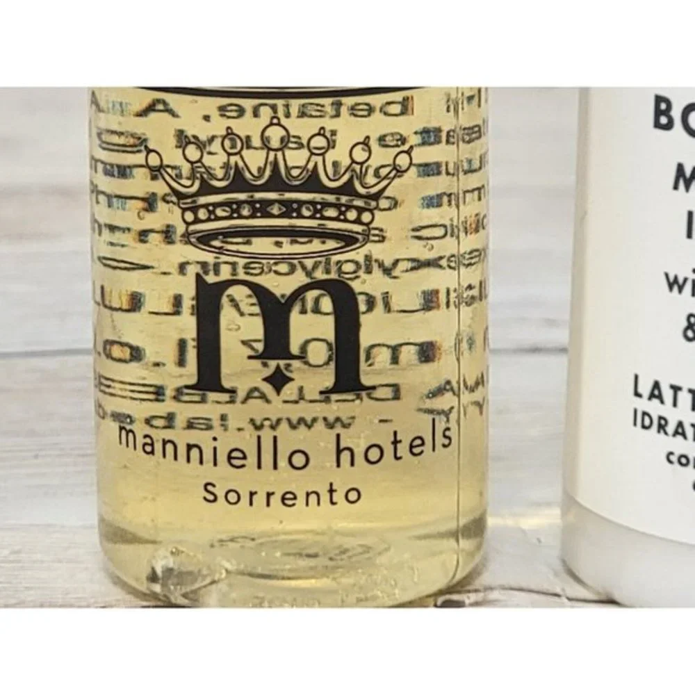Set of‎ 2 Travel Hotel Size Acca Kappa Muschio Blanco Body Lotion w/ Cleanser